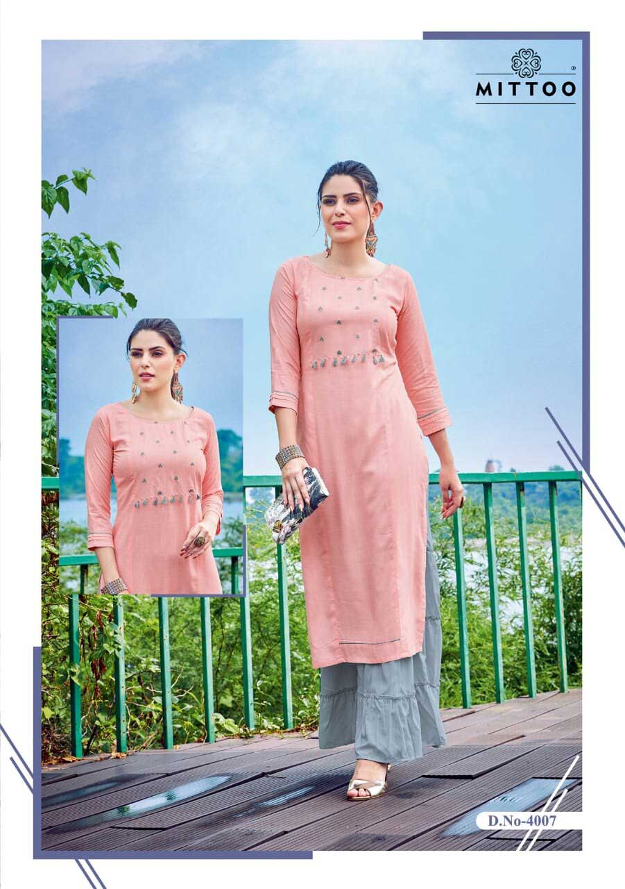 Mittoo Zoori Rayon Crepe Wholesale Kurti Mittoo Zoori Rayon Crepe Wholesale Kurti