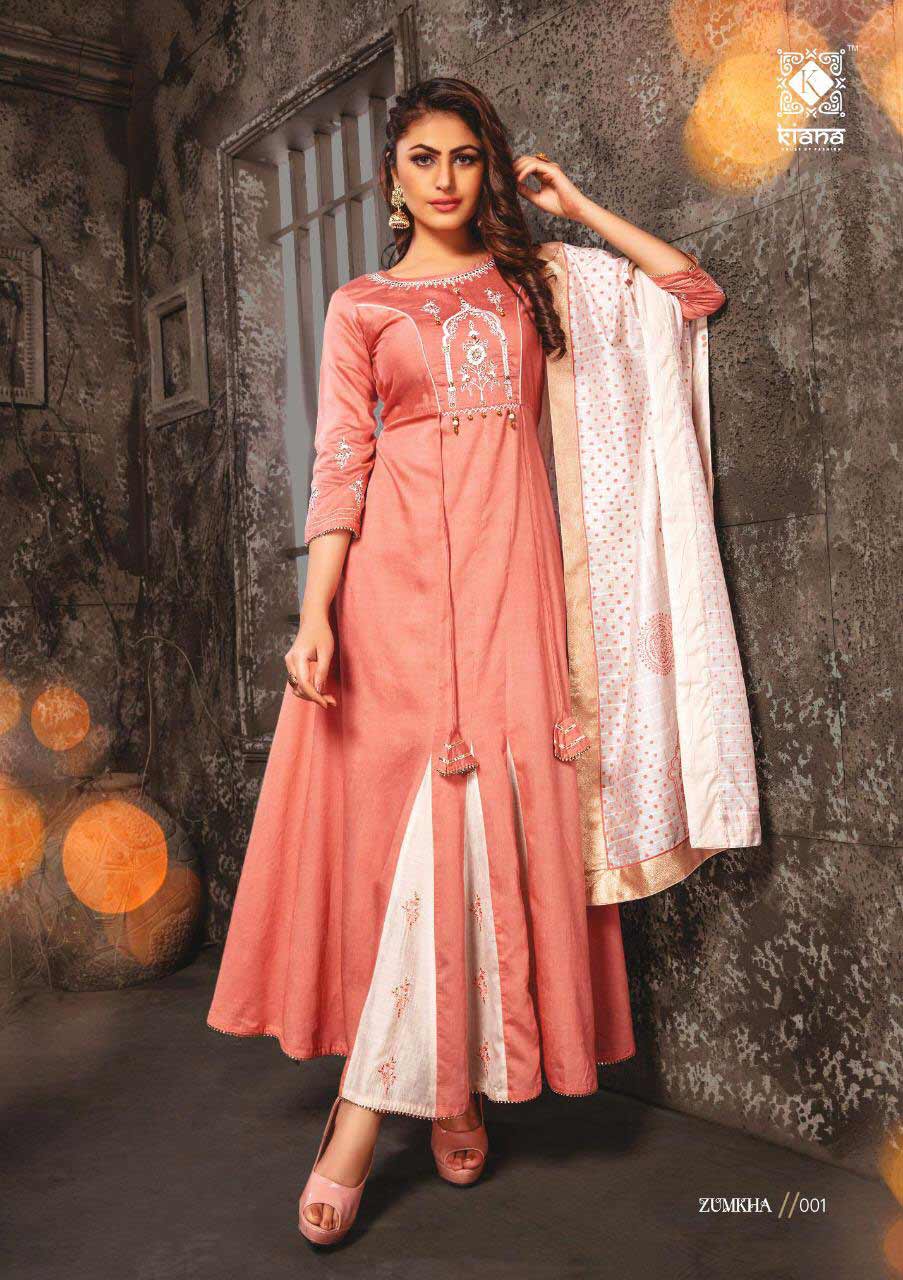 Zumkha Kiana Fancy Chanderi Kurta Manufacturer Zumkha Kiana Fancy Chanderi Kurta Manufacturer