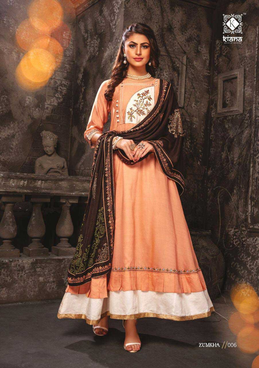 Zumkha Kiana Fancy Chanderi Kurta Manufacturer Zumkha Kiana Fancy Chanderi Kurta Manufacturer
