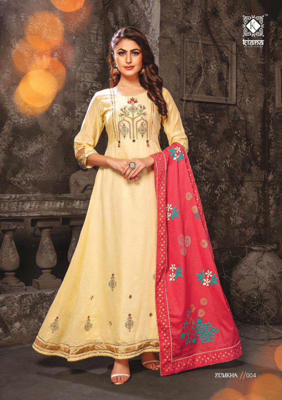 Zumkha Kiana Fancy Chanderi Kurta Manufacturer Zumkha Kiana Fancy Chanderi Kurta Manufacturer