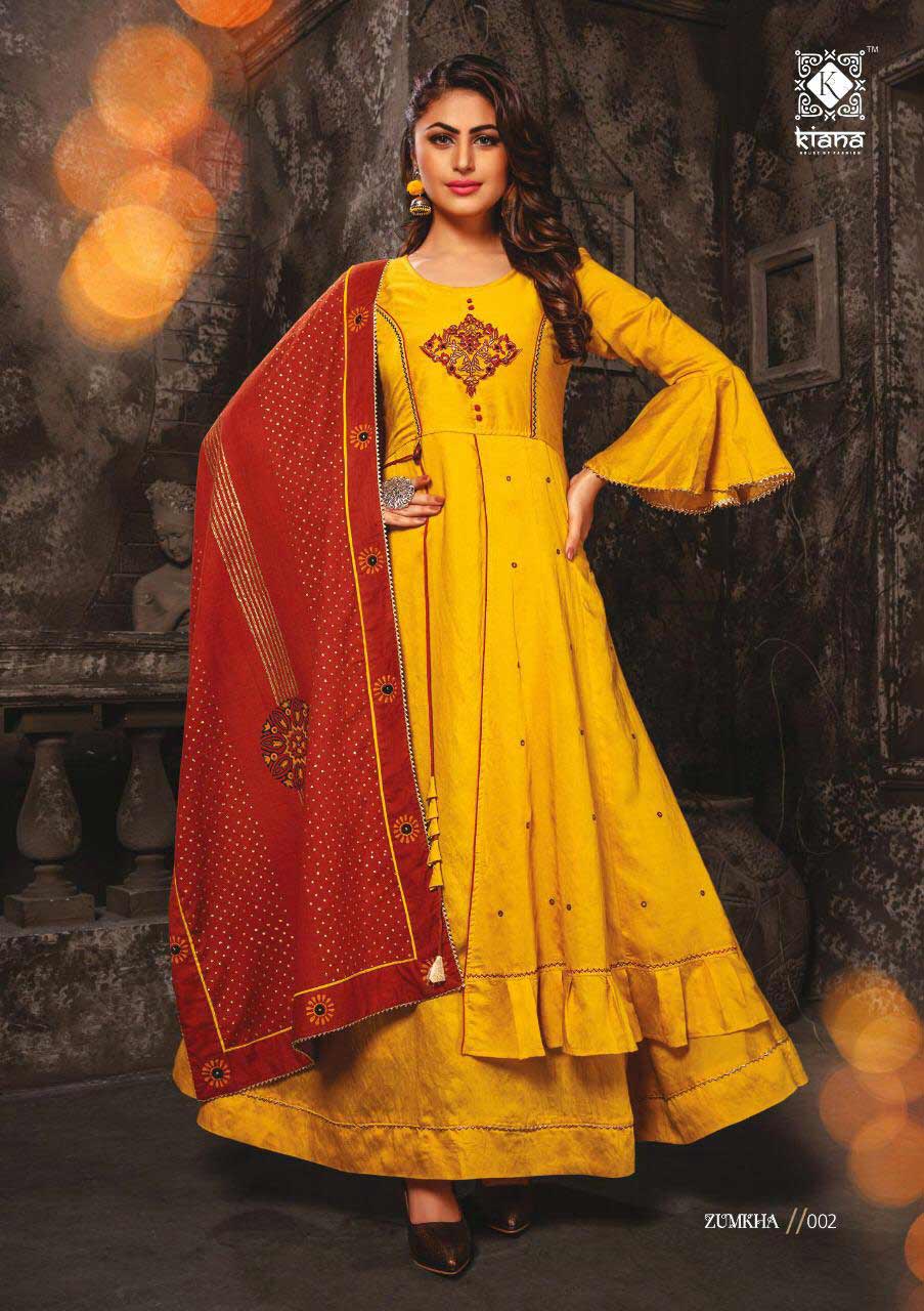Zumkha Kiana Fancy Chanderi Kurta Manufacturer Zumkha Kiana Fancy Chanderi Kurta Manufacturer