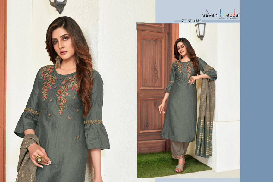 Zuri Riva Viscose Silk Designer Kurtis Zuri Riva Viscose Silk Designer Kurtis