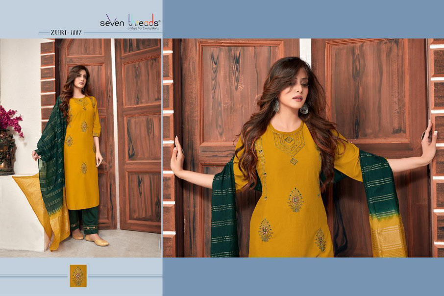 Zuri Riva Viscose Silk Designer Kurtis Zuri Riva Viscose Silk Designer Kurtis