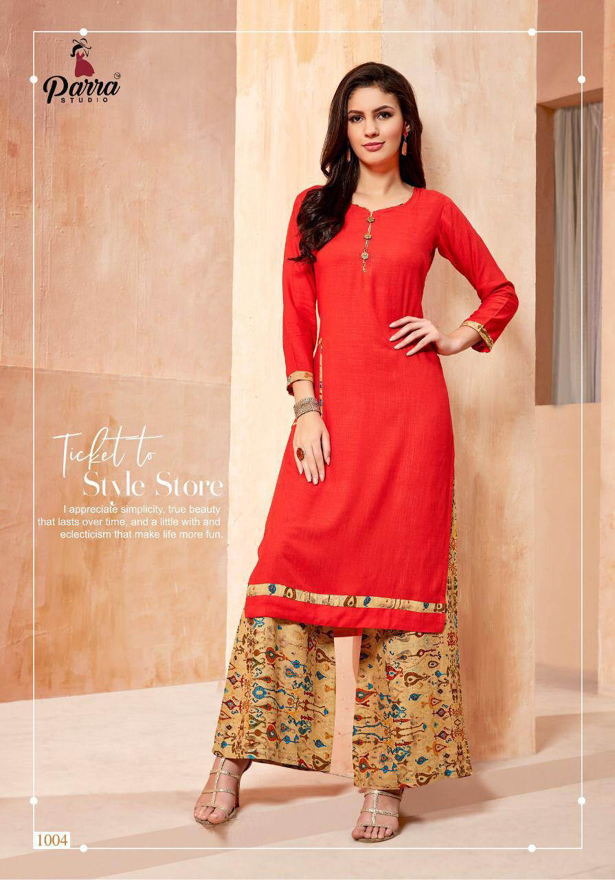 Zurri Parra Studio Rayon Palazzo Kurti Suppliers Zurri Parra Studio Rayon Palazzo Kurti Suppliers