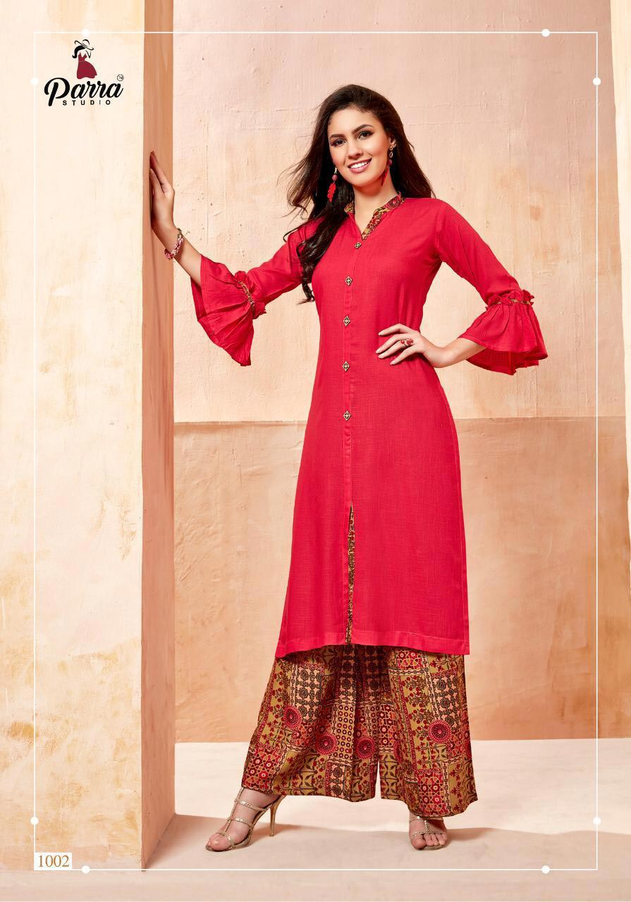 Zurri Parra Studio Rayon Palazzo Kurti Suppliers Zurri Parra Studio Rayon Palazzo Kurti Suppliers