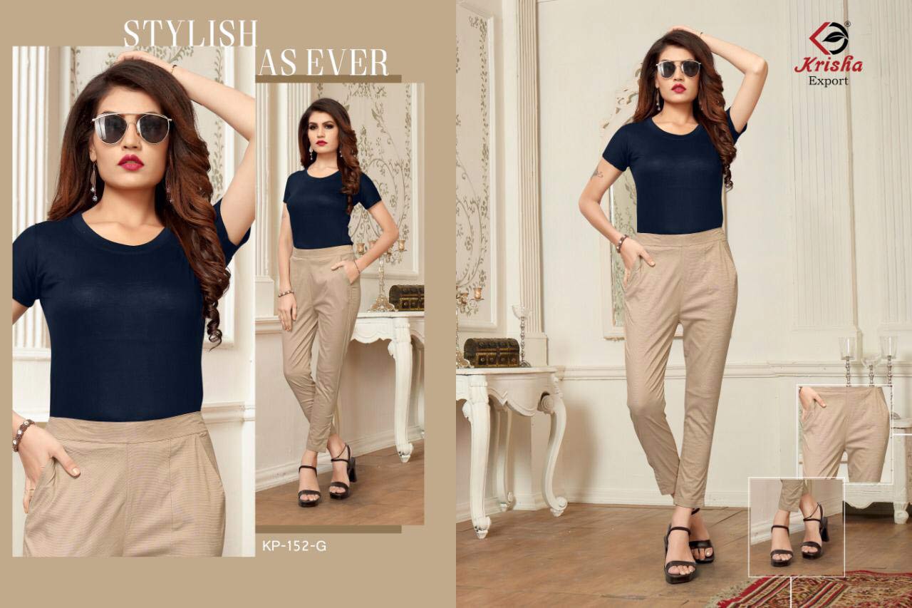Krisha Export Signature Lycra Pant Catalog Krisha Export Signature Lycra Pant Catalog