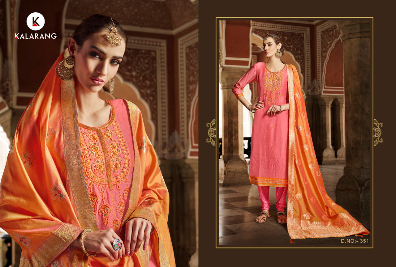 Ardhangini Kalarang Pure Upada Silk Dress Material Ardhangini Kalarang Pure Upada Silk Dress Material