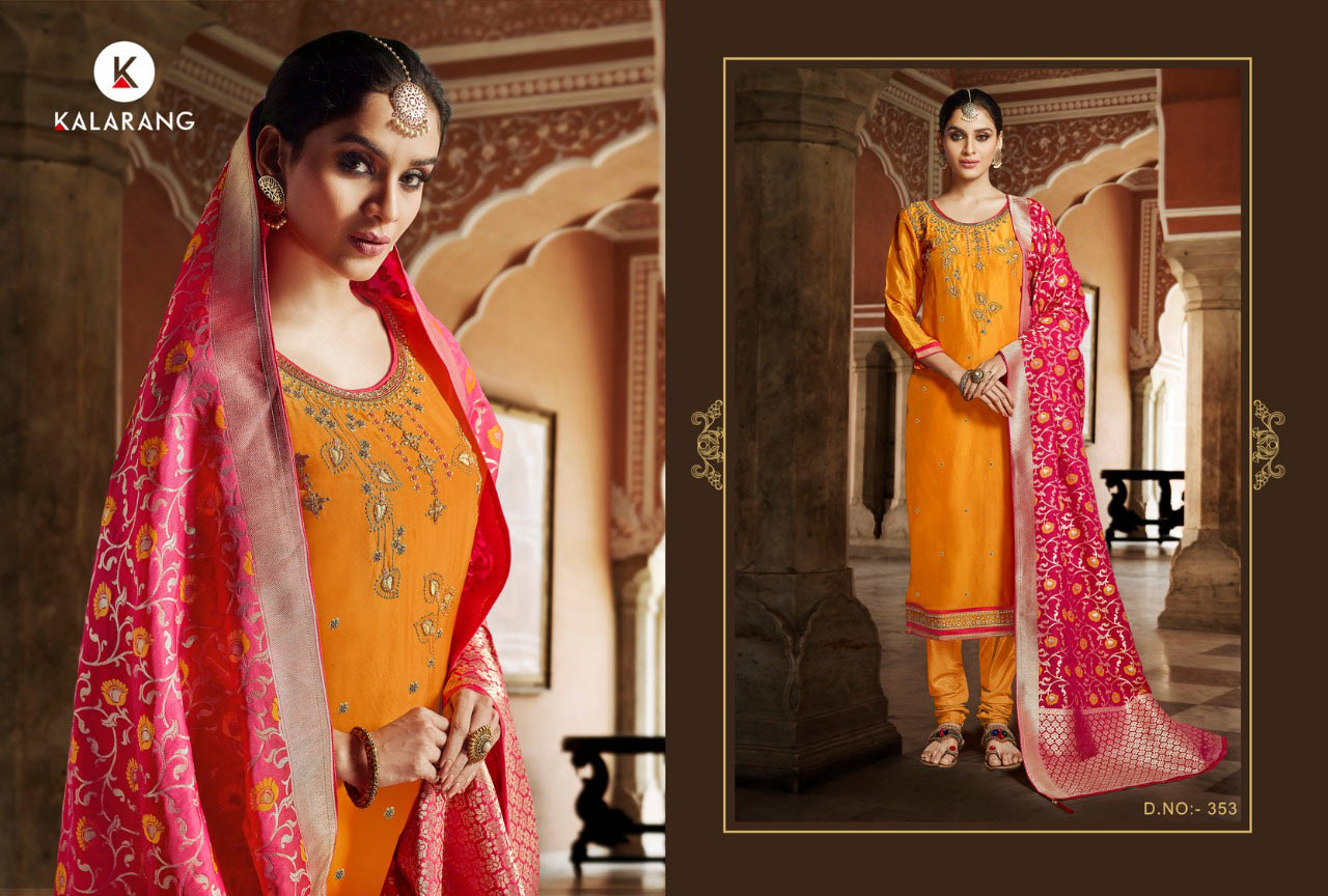 Ardhangini Kalarang Pure Upada Silk Dress Material Ardhangini Kalarang Pure Upada Silk Dress Material