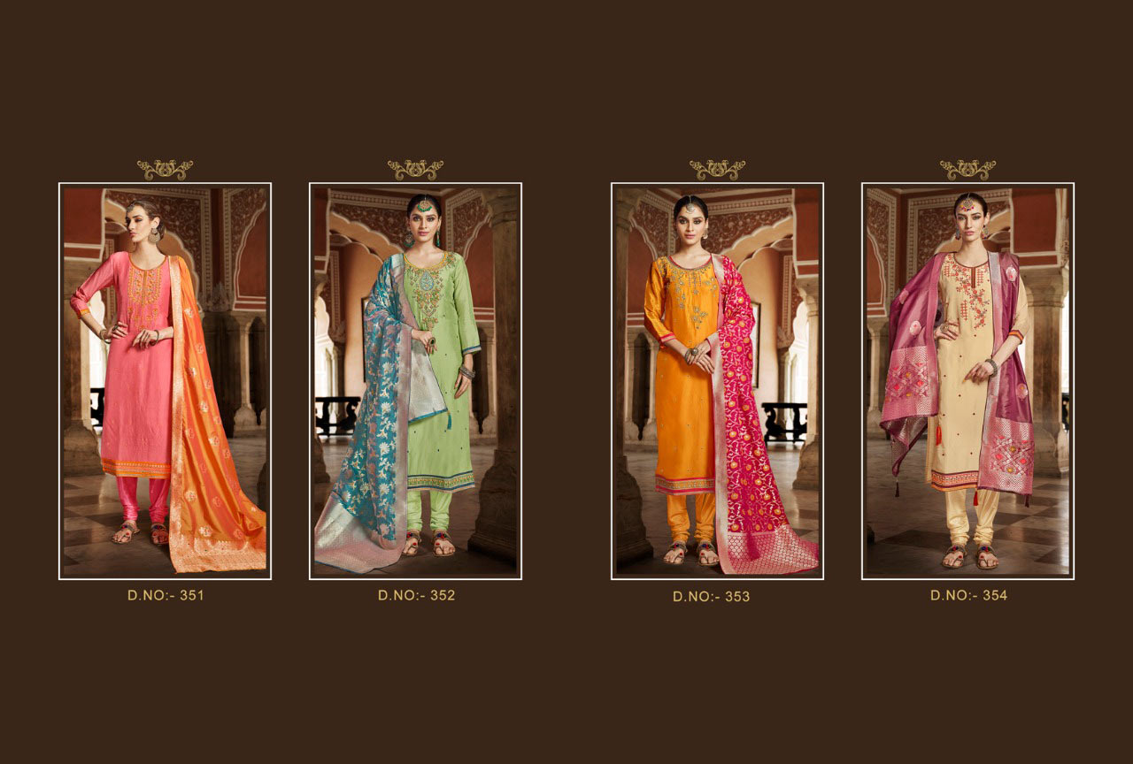 Ardhangini Kalarang Pure Upada Silk Dress Material Ardhangini Kalarang Pure Upada Silk Dress Material