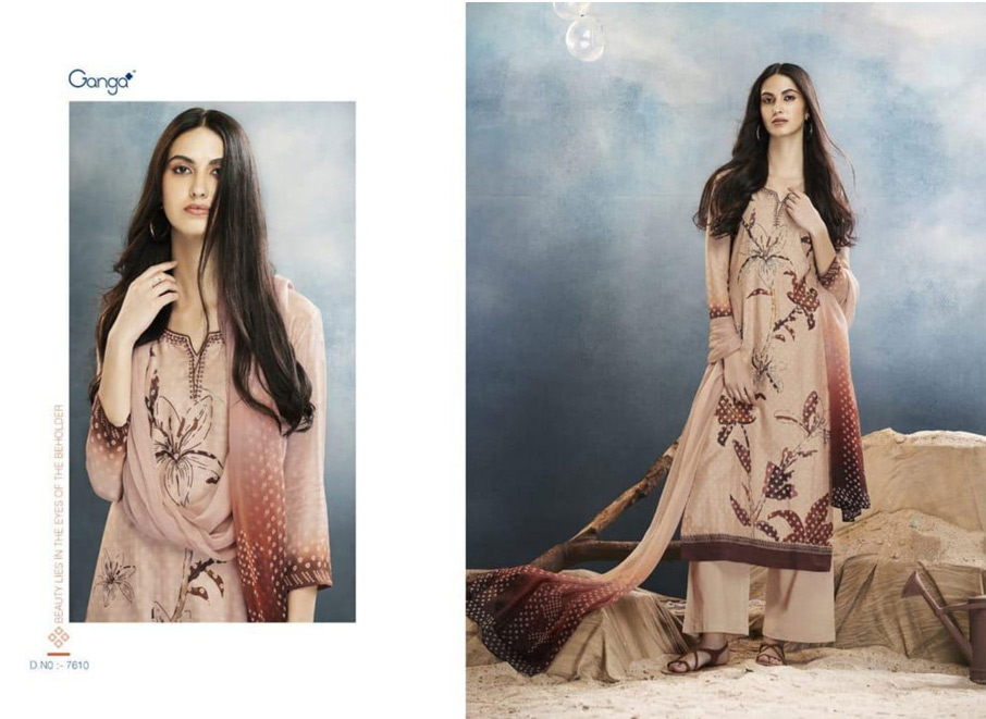 Aster By Ganga Silk Digital Printed Salwar Suits Collection Aster By Ganga Silk Digital Printed Salwar Suits Collection