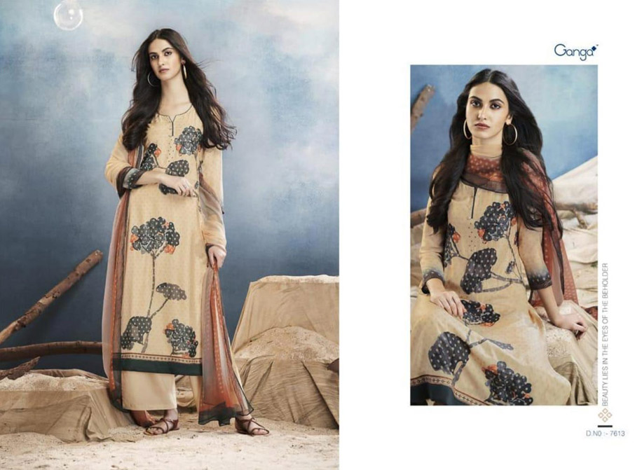 Aster By Ganga Silk Digital Printed Salwar Suits Collection Aster By Ganga Silk Digital Printed Salwar Suits Collection