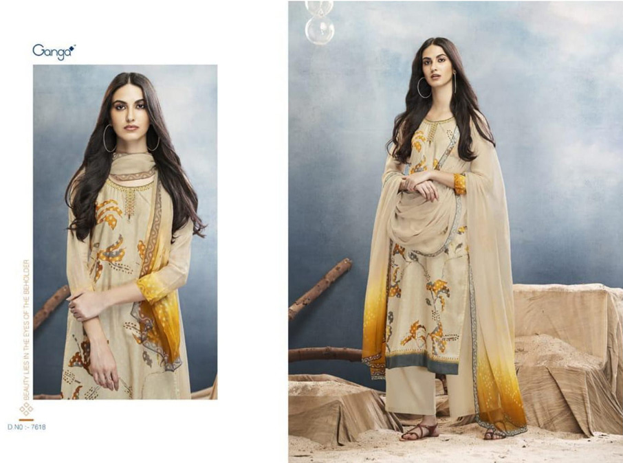 Aster By Ganga Silk Digital Printed Salwar Suits Collection Aster By Ganga Silk Digital Printed Salwar Suits Collection