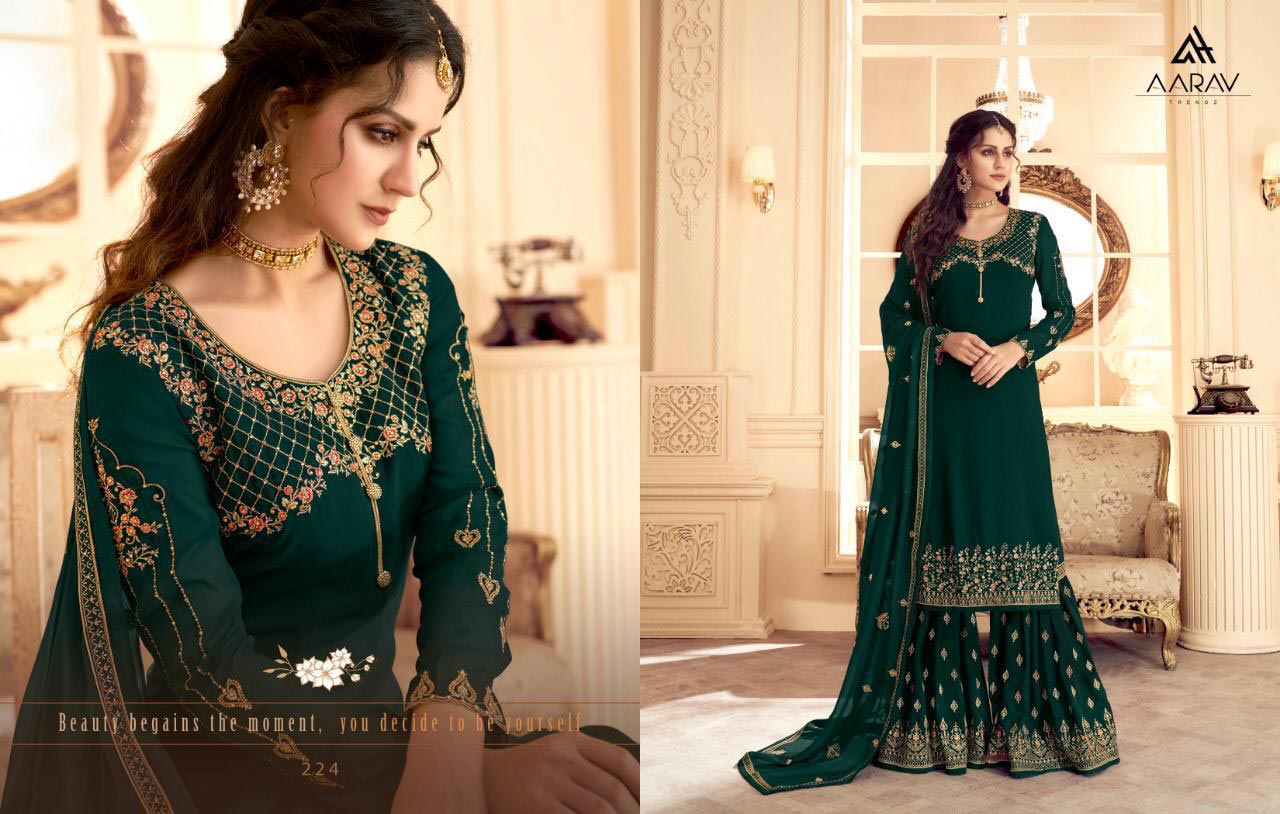 Barfi Aarav Trendz Georgette Satin Salwar Suit Manufacturer Barfi Aarav Trendz Georgette Satin Salwar Suit Manufacturer