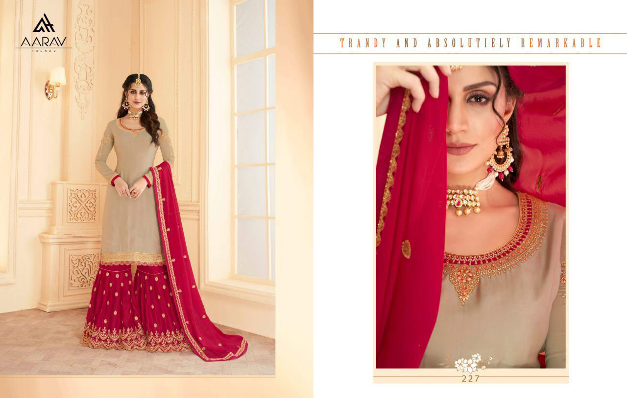 Barfi Aarav Trendz Georgette Satin Salwar Suit Manufacturer Barfi Aarav Trendz Georgette Satin Salwar Suit Manufacturer