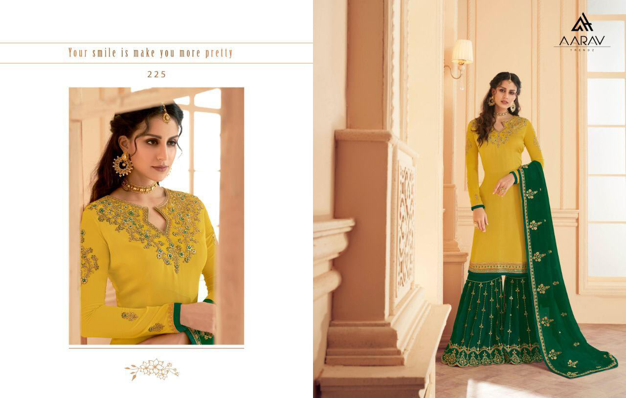 Barfi Aarav Trendz Georgette Satin Salwar Suit Manufacturer Barfi Aarav Trendz Georgette Satin Salwar Suit Manufacturer
