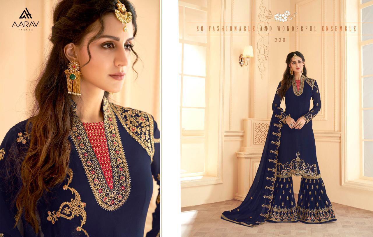 Barfi Aarav Trendz Georgette Satin Salwar Suit Manufacturer Barfi Aarav Trendz Georgette Satin Salwar Suit Manufacturer