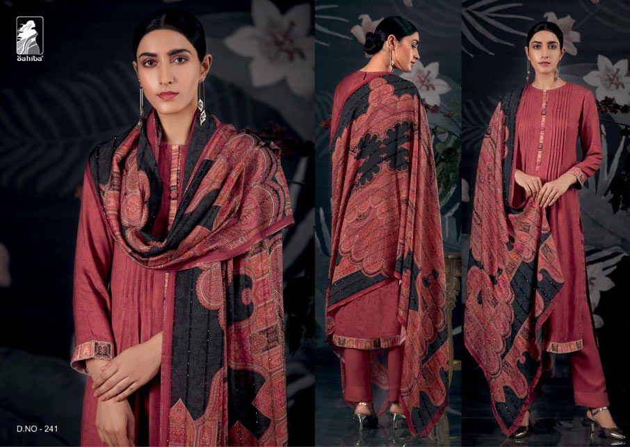 Cachmirah Cotton Satin Salwar Suits Apparels Cachmirah Cotton Satin Salwar Suits Apparels
