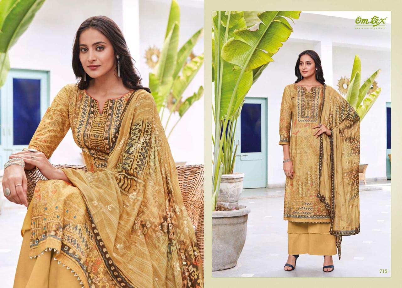Omtex Elsa Digital Printed Cotton Salwar Kameez Collection Omtex Elsa Digital Printed Cotton Salwar Kameez Collection