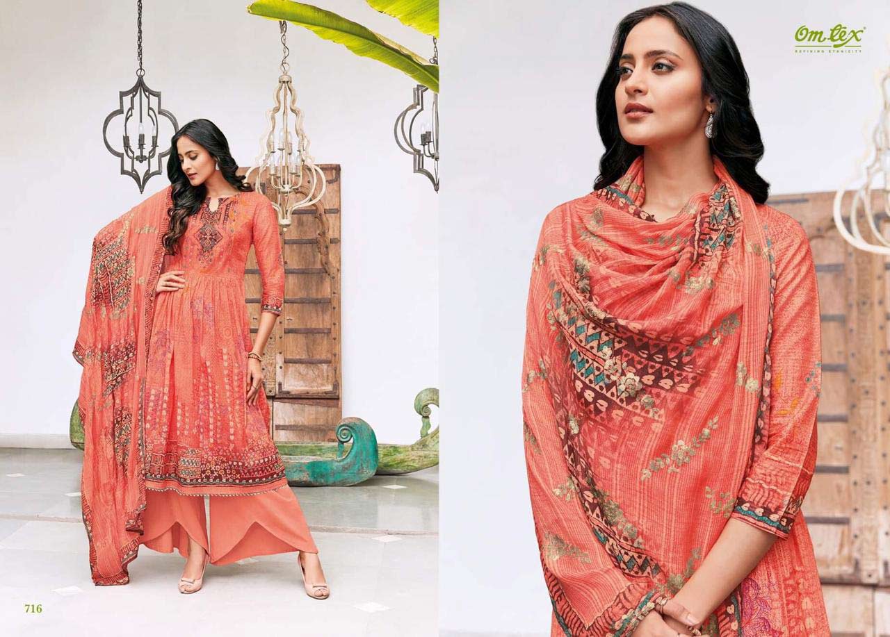 Omtex Elsa Digital Printed Cotton Salwar Kameez Collection Omtex Elsa Digital Printed Cotton Salwar Kameez Collection