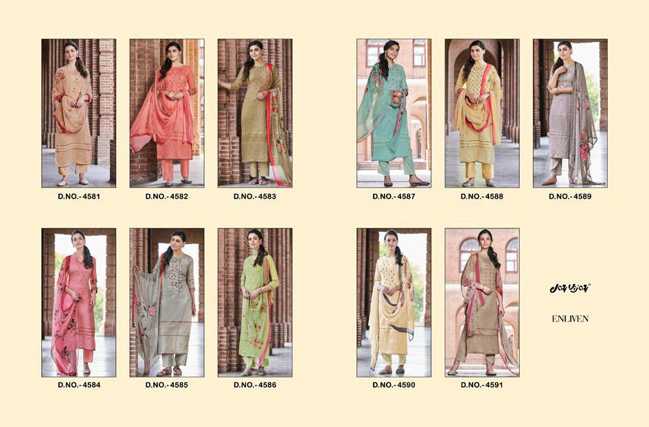 Jay Vijay Enliven Cotton Embroidery Salwar Kameez Jay Vijay Enliven Cotton Embroidery Salwar Kameez
