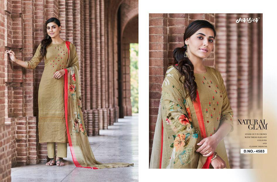 Jay Vijay Enliven Cotton Embroidery Salwar Kameez Jay Vijay Enliven Cotton Embroidery Salwar Kameez