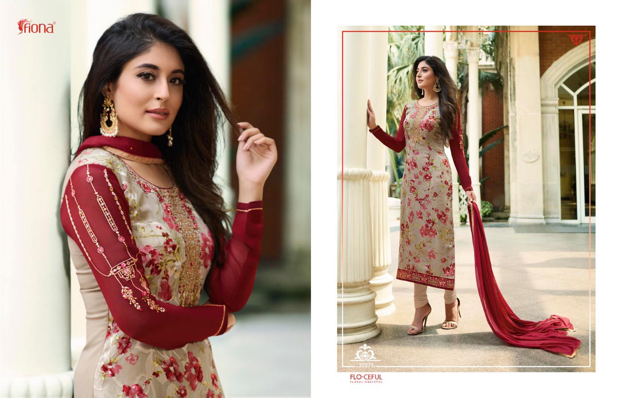 Fiona Kritika Flossic Brasso Vol 1 Salwar Suits Collection Fiona Kritika Flossic Brasso Vol 1 Salwar Suits Collection