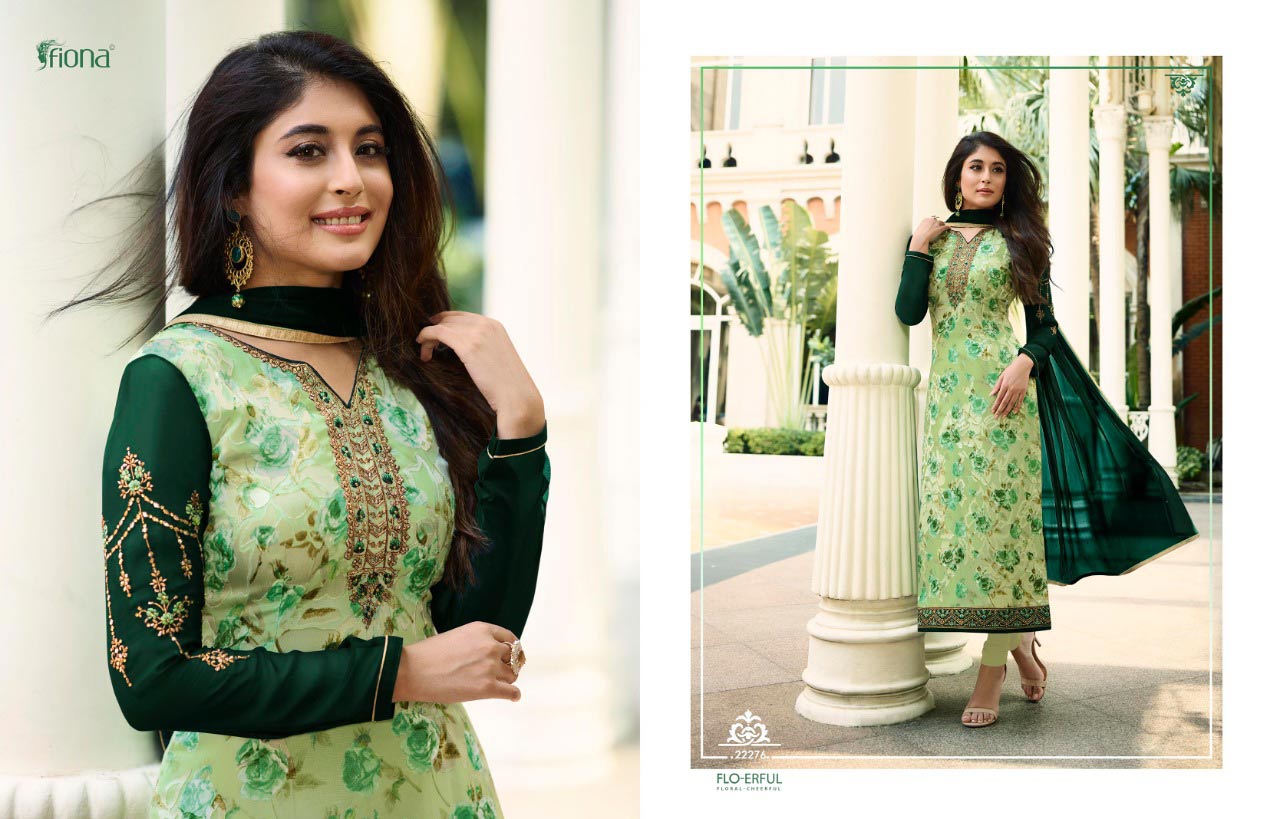 Fiona Kritika Flossic Brasso Vol 1 Salwar Suits Collection Fiona Kritika Flossic Brasso Vol 1 Salwar Suits Collection