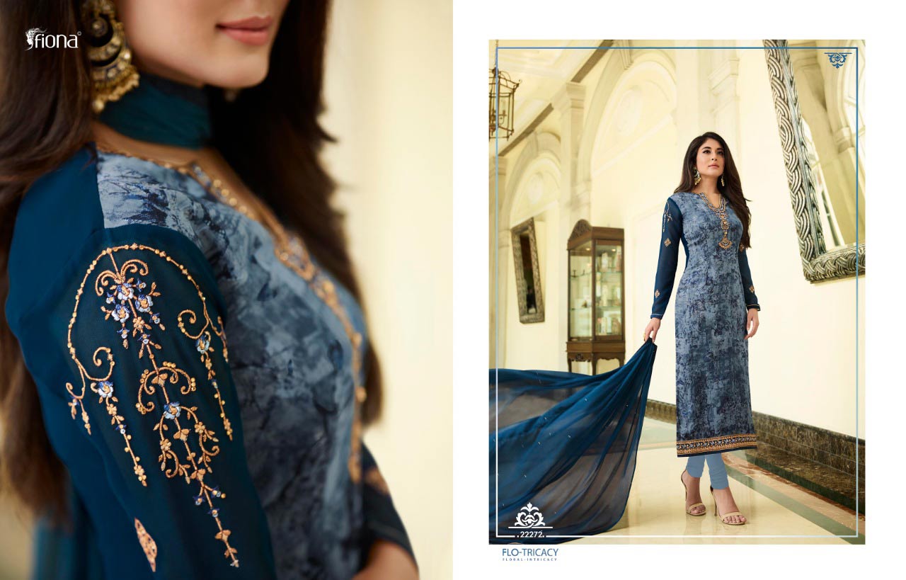 Fiona Kritika Flossic Brasso Vol 1 Salwar Suits Collection Fiona Kritika Flossic Brasso Vol 1 Salwar Suits Collection