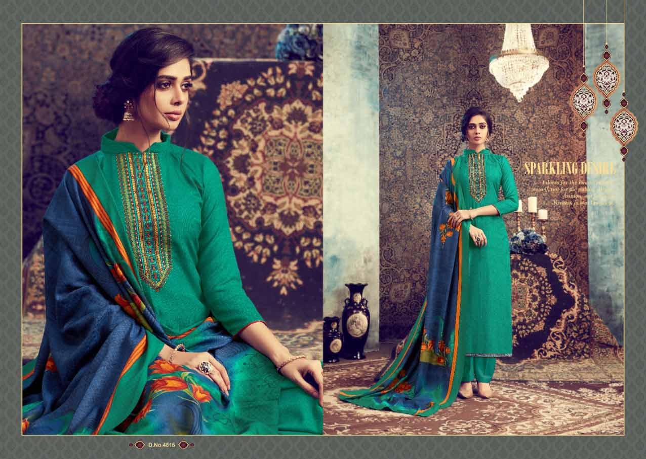 Poorvi Designer Fluence Pashmina Embroidery Suits Poorvi Designer Fluence Pashmina Embroidery Suits