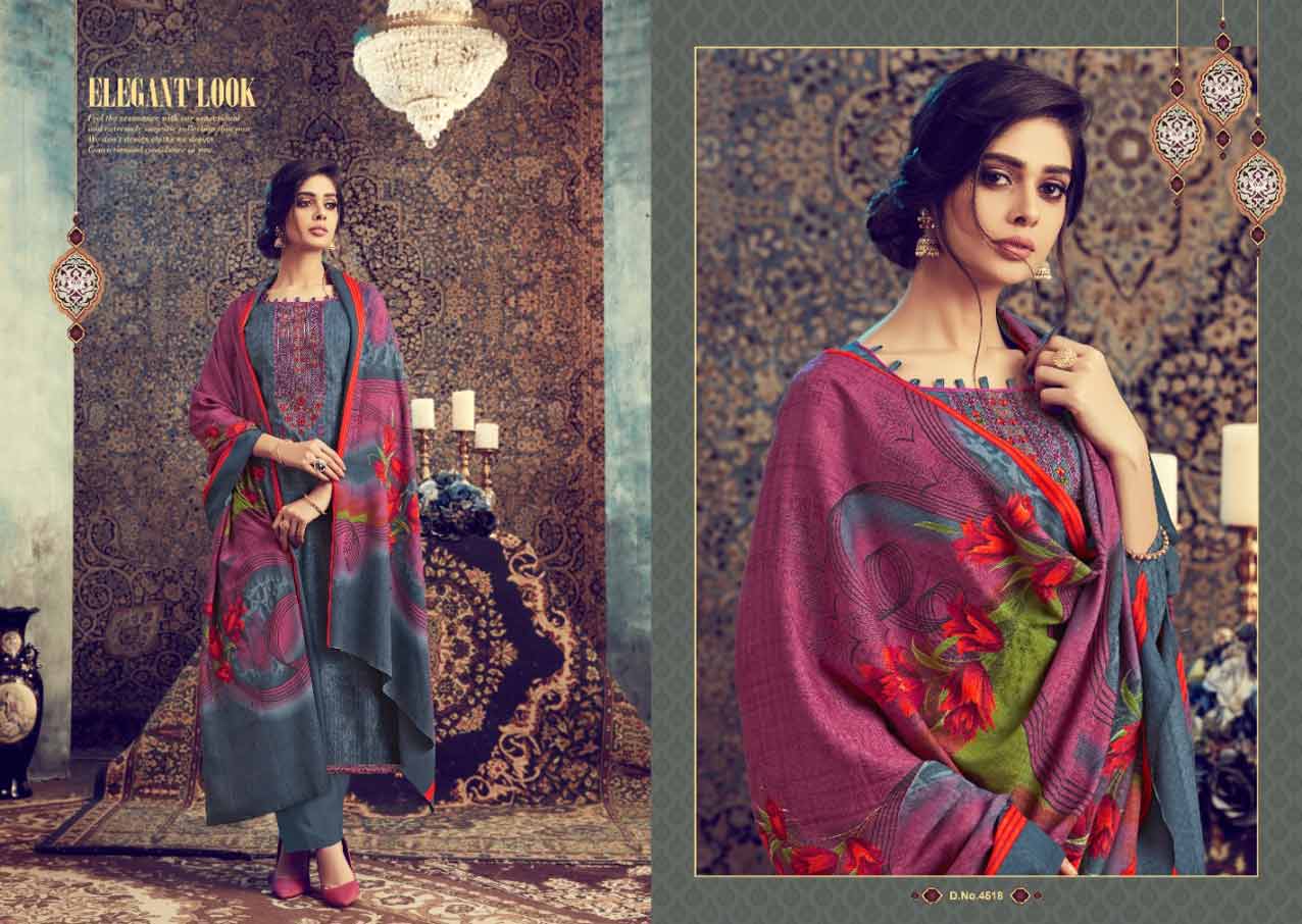 Poorvi Designer Fluence Pashmina Embroidery Suits Poorvi Designer Fluence Pashmina Embroidery Suits