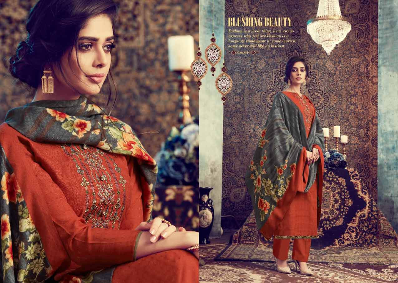 Poorvi Designer Fluence Pashmina Embroidery Suits Poorvi Designer Fluence Pashmina Embroidery Suits