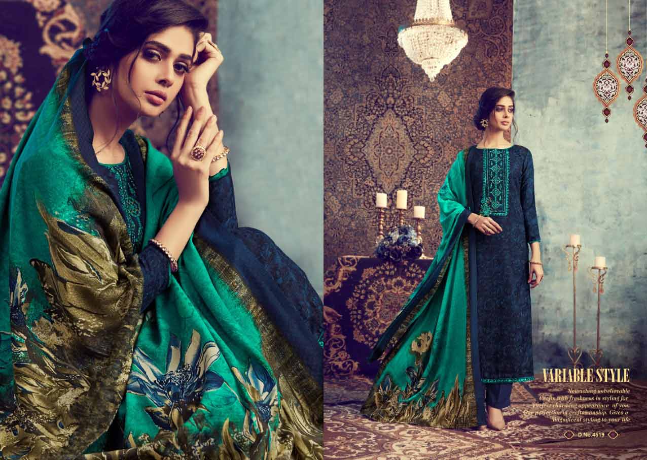 Poorvi Designer Fluence Pashmina Embroidery Suits Poorvi Designer Fluence Pashmina Embroidery Suits