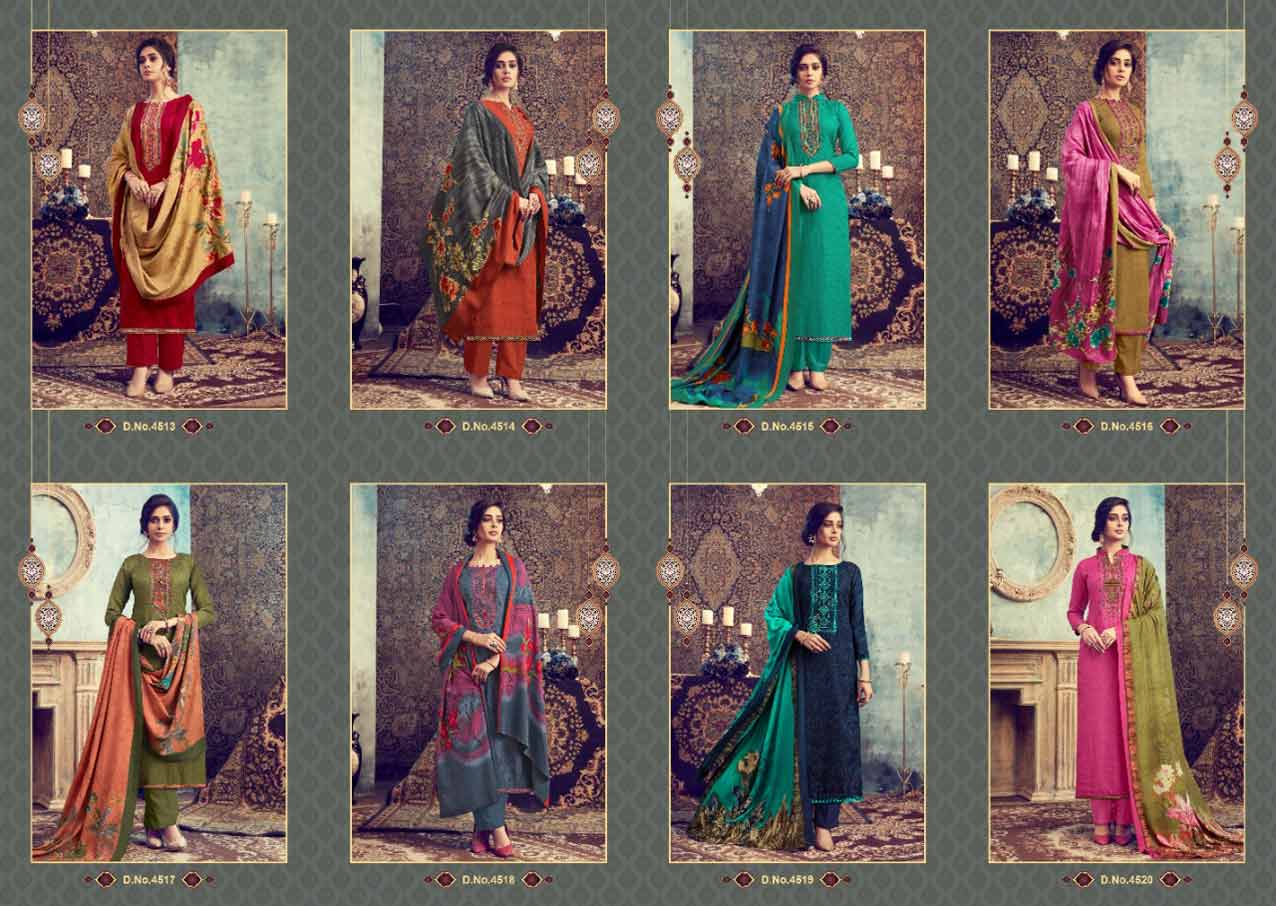 Poorvi Designer Fluence Pashmina Embroidery Suits Poorvi Designer Fluence Pashmina Embroidery Suits