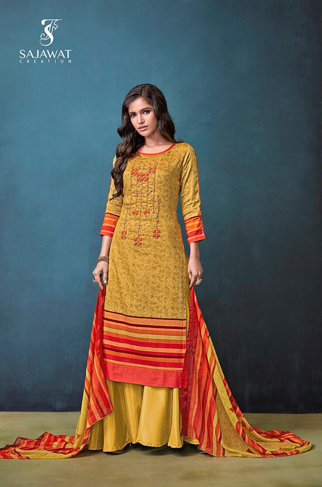 Sajawat Creation Presents Glory Pashmina Salwar Kameez Sajawat Creation Presents Glory Pashmina Salwar Kameez