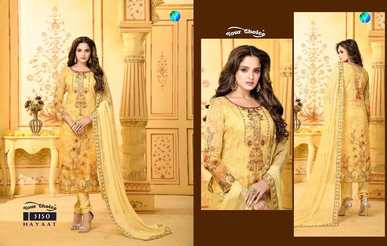 Haayat Your Choice Printed Embroidery Salwar Kameez Haayat Your Choice Printed Embroidery Salwar Kameez