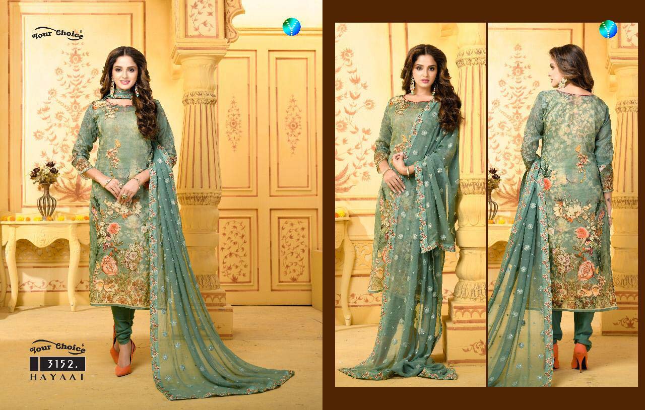Haayat Your Choice Printed Embroidery Salwar Kameez Haayat Your Choice Printed Embroidery Salwar Kameez