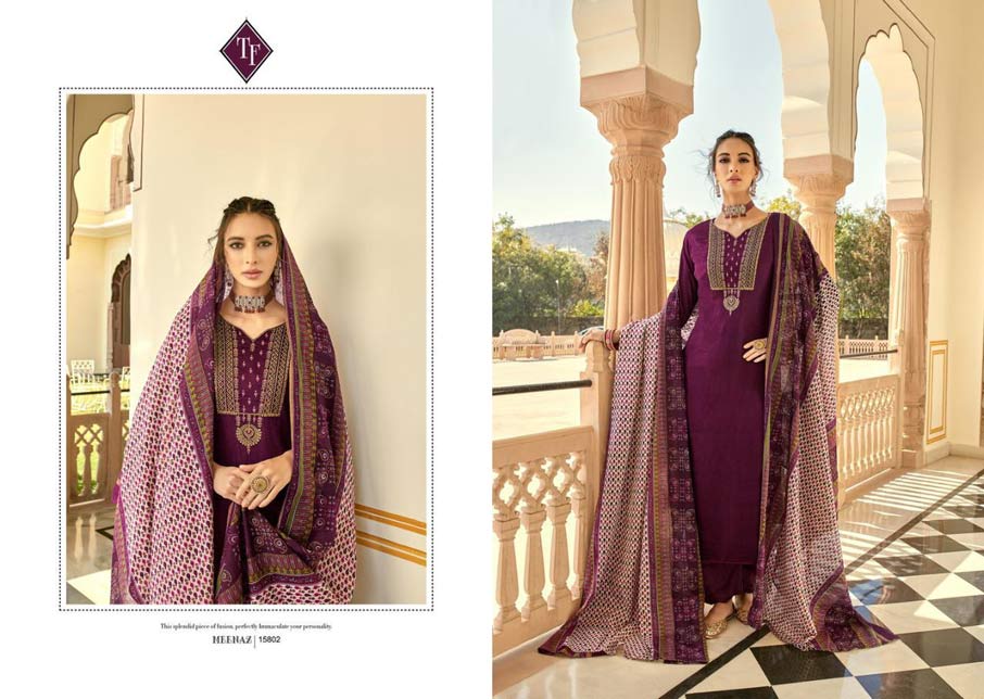 Meenaz Jam Silk Salwar Suits Catalogue Set Meenaz Jam Silk Salwar Suits Catalogue Set