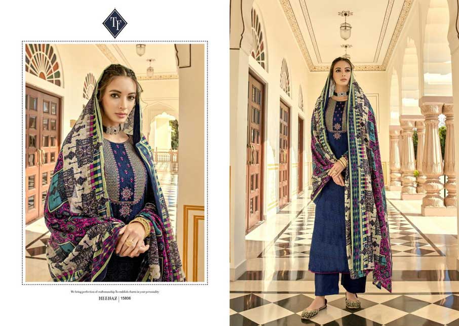 Meenaz Jam Silk Salwar Suits Catalogue Set Meenaz Jam Silk Salwar Suits Catalogue Set