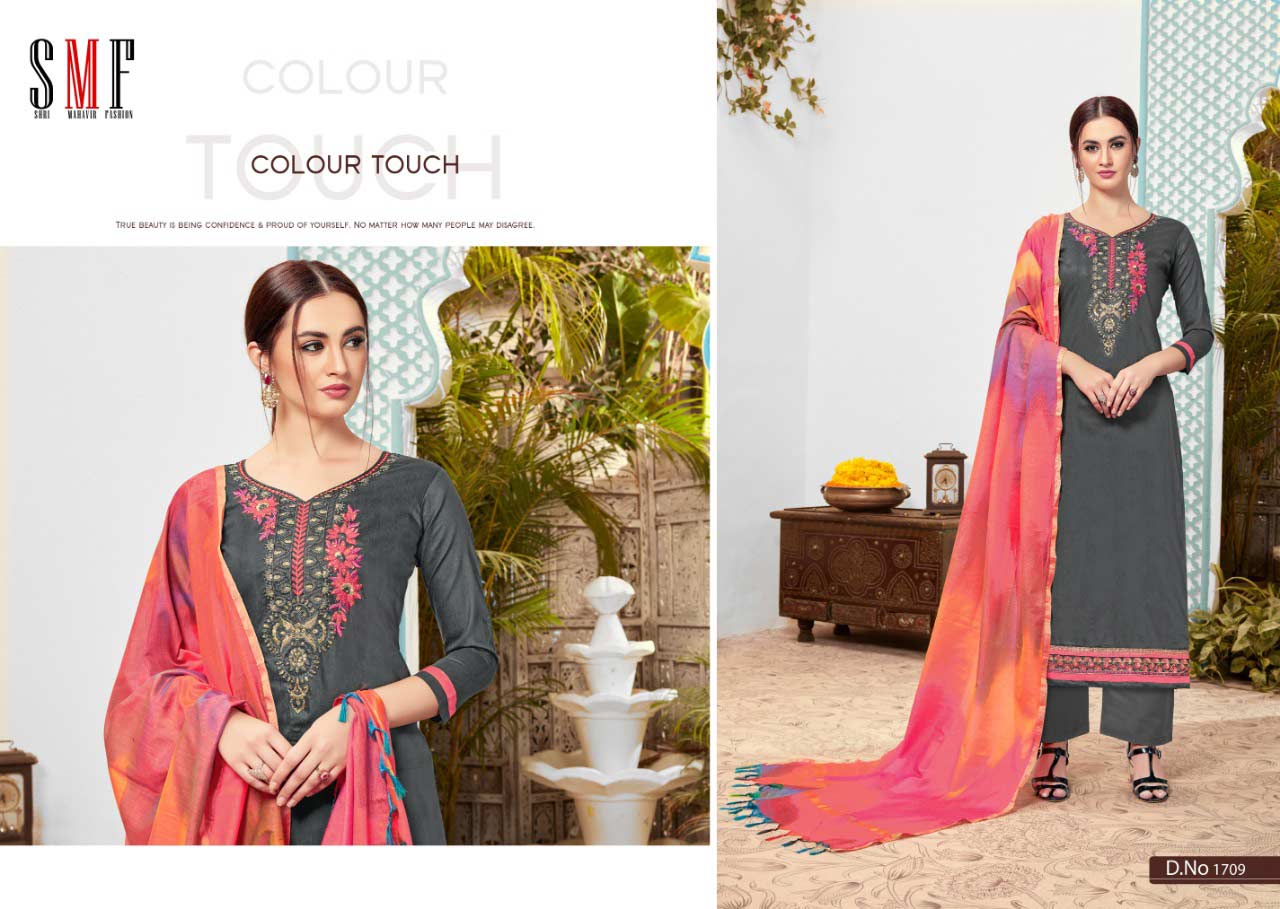 Nayra By Alisa Cotton Zimi silk embroidery Salwar Suit Nayra By Alisa Cotton Zimi silk embroidery Salwar Suit