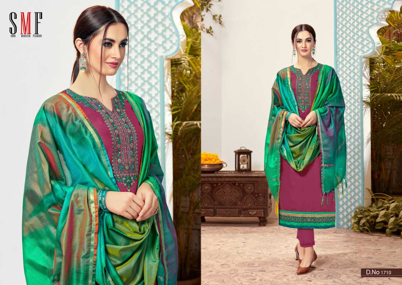 Nayra By Alisa Cotton Zimi silk embroidery Salwar Suit Nayra By Alisa Cotton Zimi silk embroidery Salwar Suit