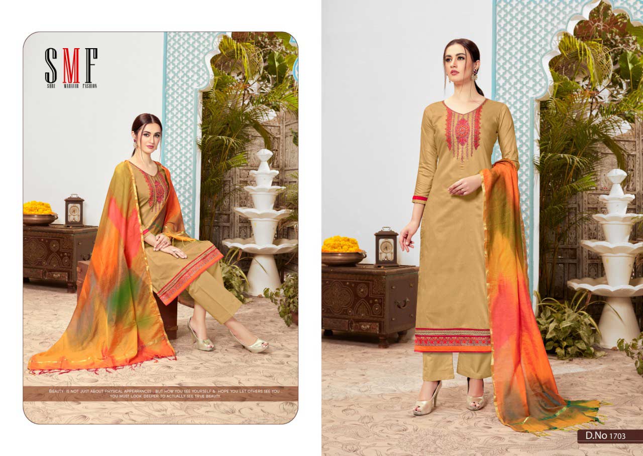Nayra By Alisa Cotton Zimi silk embroidery Salwar Suit Nayra By Alisa Cotton Zimi silk embroidery Salwar Suit