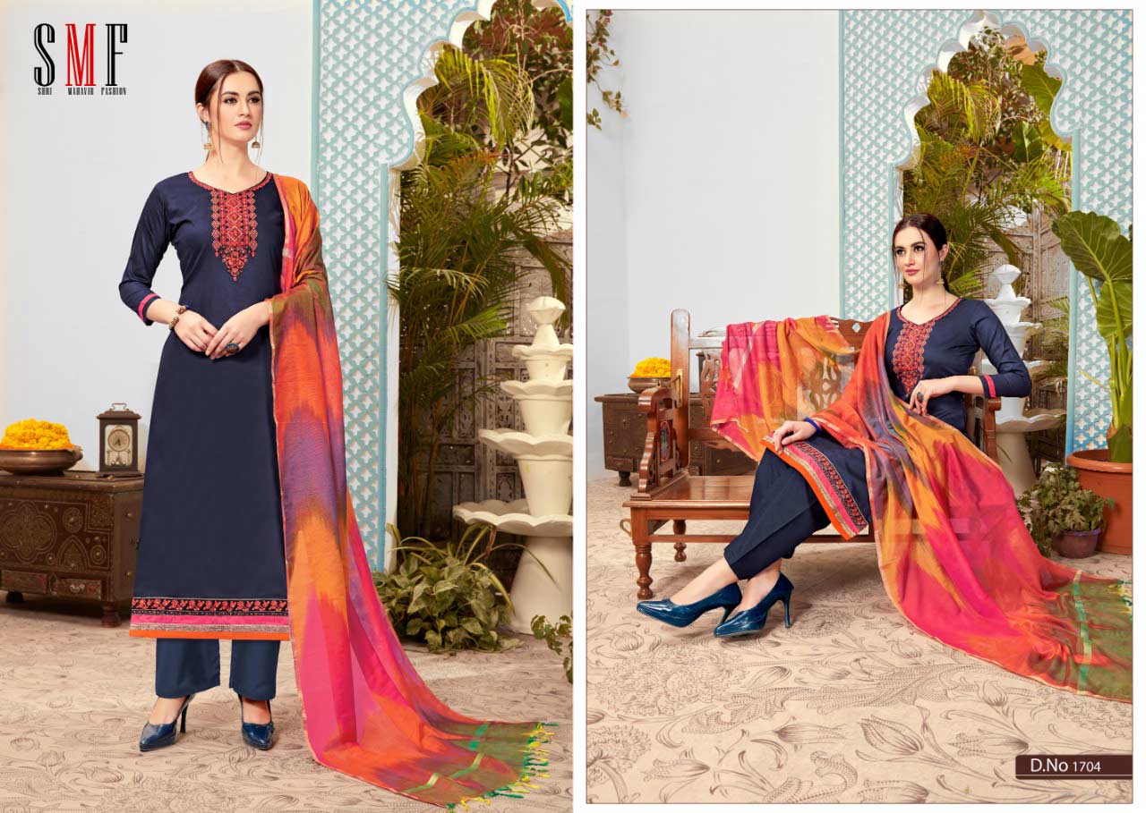 Nayra By Alisa Cotton Zimi silk embroidery Salwar Suit Nayra By Alisa Cotton Zimi silk embroidery Salwar Suit
