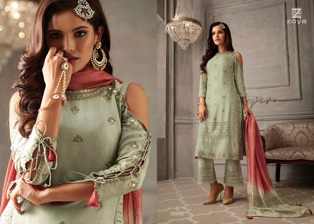 Zoya Petals Georgette Party Wear Suit Collection Zoya Petals Georgette Party Wear Suit Collection