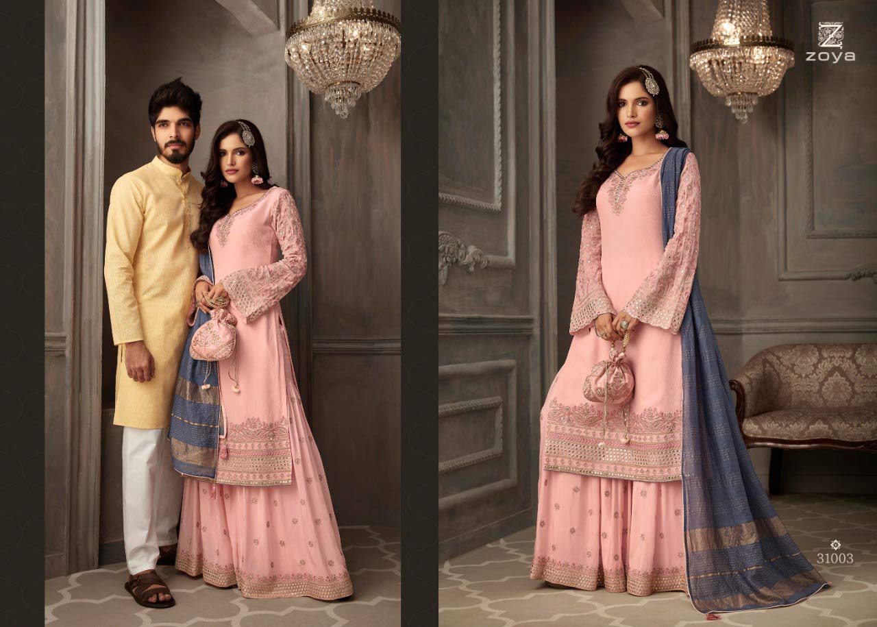 Zoya Petals Georgette Party Wear Suit Collection Zoya Petals Georgette Party Wear Suit Collection