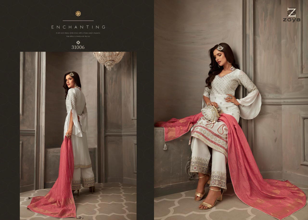 Zoya Petals Georgette Party Wear Suit Collection Zoya Petals Georgette Party Wear Suit Collection