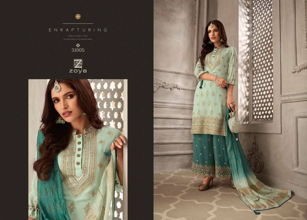 Zoya Petals Georgette Party Wear Suit Collection Zoya Petals Georgette Party Wear Suit Collection
