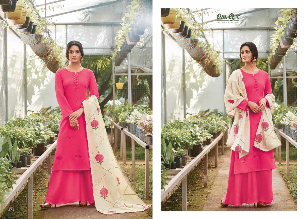 Omtex Selinta A Line Cotton Satin Designer Dress Material Collection Omtex Selinta A Line Cotton Satin Designer Dress Material Collection