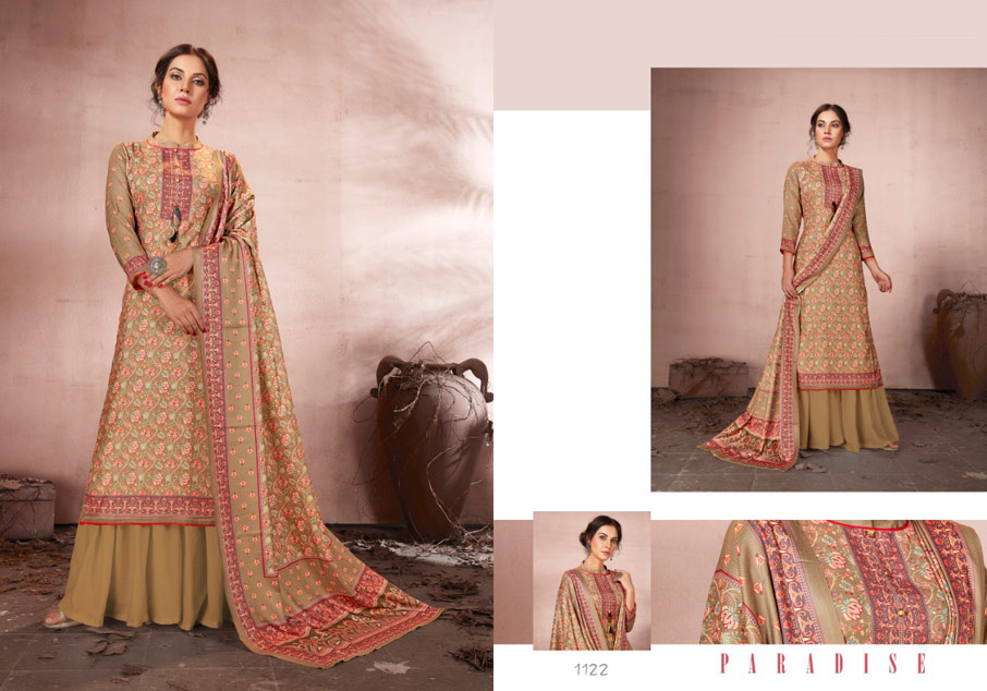 Silk pashmina Salwar Suits Set Manufacturer Silk pashmina Salwar Suits Set Manufacturer