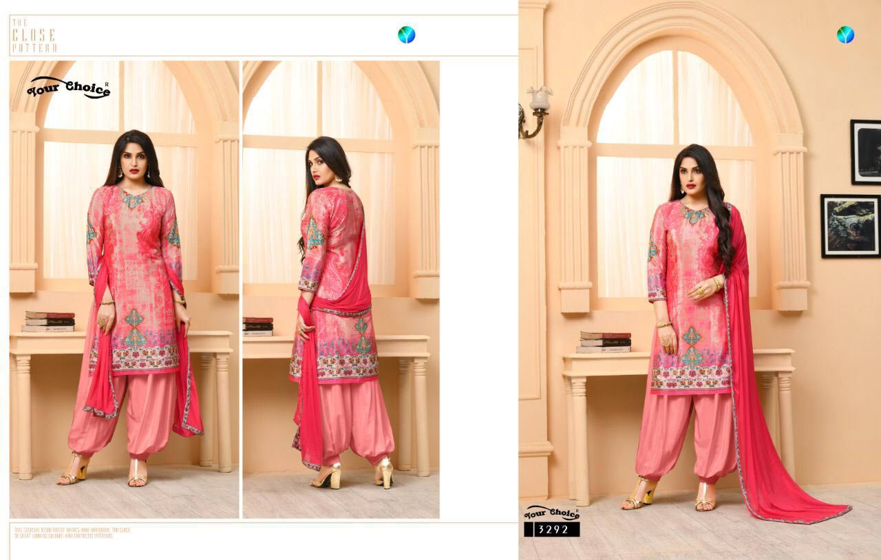 Silky Your Choice Stitch Patiala Salwar Suit Wholesaler Silky Your Choice Stitch Patiala Salwar Suit Wholesaler