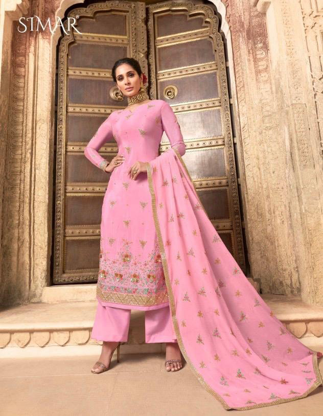Suhani Chinon Embroidery Wholesale Salwar Suits Suhani Chinon Embroidery Wholesale Salwar Suits